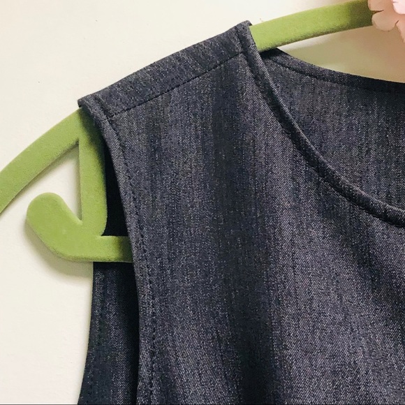 👗 - 👗- Calvin Klein Denim Zippered Front Dress - Picture 4 of 9